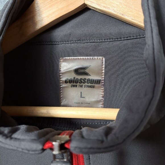 Colosseum Vest Arkansas Razorback Men L Full Zip Front SEC Hogs NCAA Athlete - Picture 3 of 16